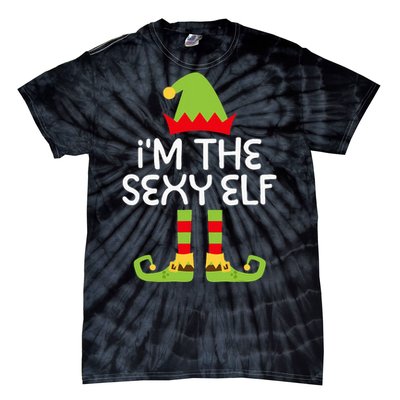 IM The Sexy Elf Matching Christmas Costume Tie-Dye T-Shirt