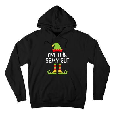 IM The Sexy Elf Matching Christmas Costume Tall Hoodie