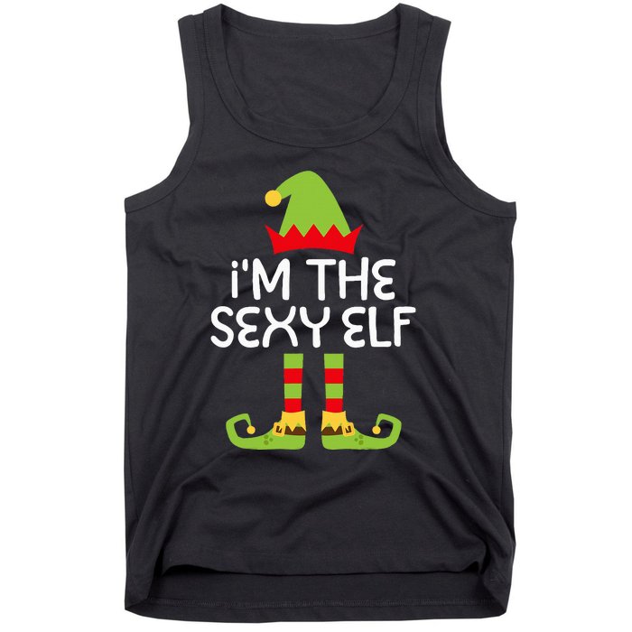 IM The Sexy Elf Matching Christmas Costume Tank Top