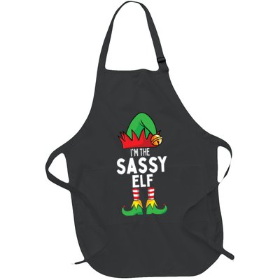 I'm The Sassy Elf Matching Christmas Apron