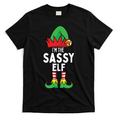 I'm The Sassy Elf Matching Christmas T-Shirt