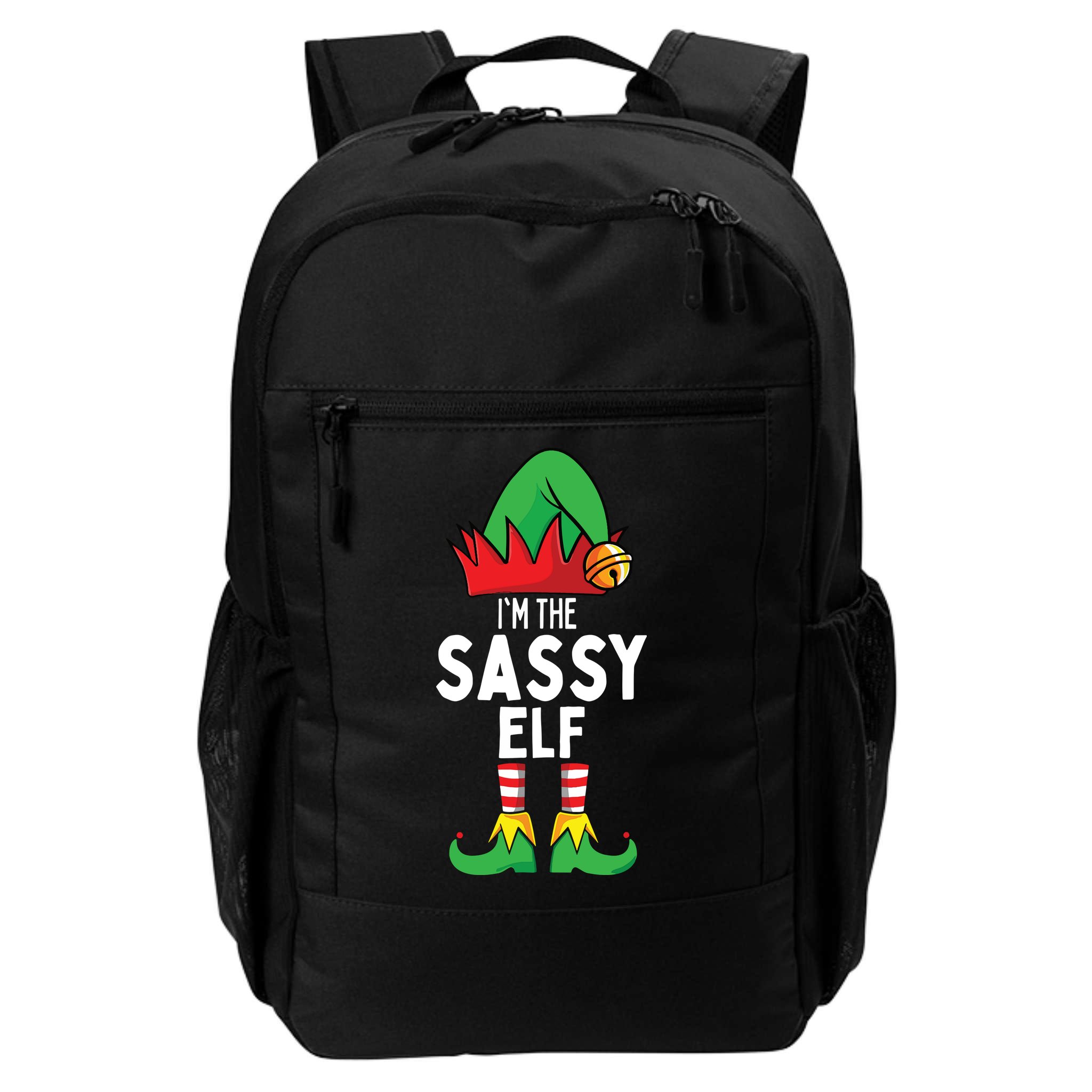 I'm The Sassy Elf Matching Christmas Backpack