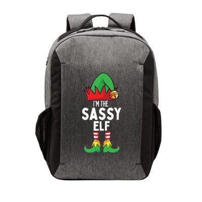I'm The Sassy Elf Matching Christmas Vector Backpack