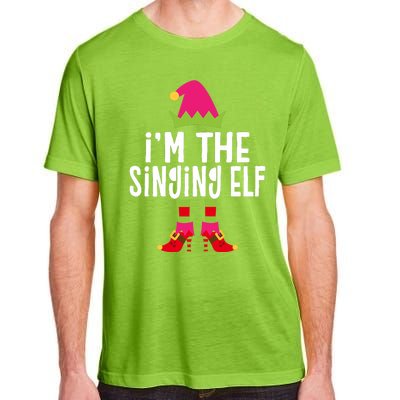 Im The Singing Elf Matching Christmas Elf Adult ChromaSoft Performance T-Shirt