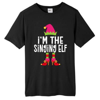 Im The Singing Elf Matching Christmas Elf Tall Fusion ChromaSoft Performance T-Shirt