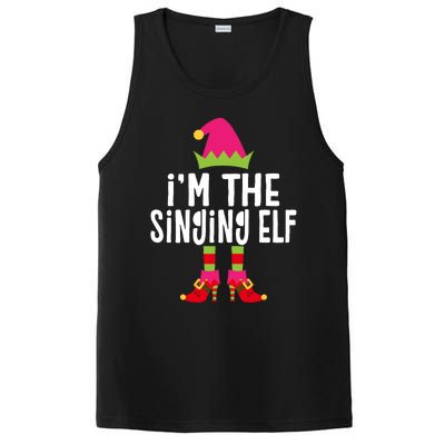 Im The Singing Elf Matching Christmas Elf PosiCharge Competitor Tank