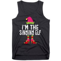 Im The Singing Elf Matching Christmas Elf Tank Top