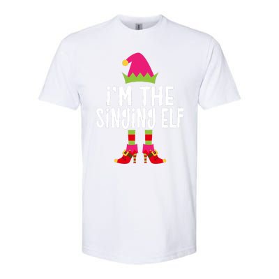 Im The Singing Elf Matching Christmas Elf Softstyle CVC T-Shirt