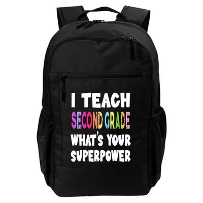 I Teach Second Grade Whats Your Superpower 2nd Grade Teacher Backpack