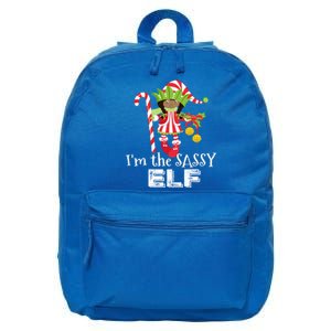 IM The Sassy Elf African American 1 Matching Christmas Gift 16 in Basic Backpack