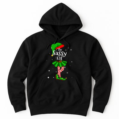 Im The Sassy Elf Matching Christmas Costume Hoodie