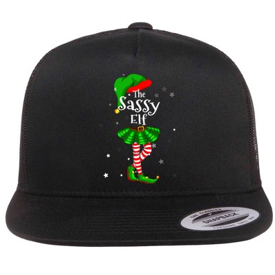 Im The Sassy Elf Matching Christmas Costume Flatbill Hat