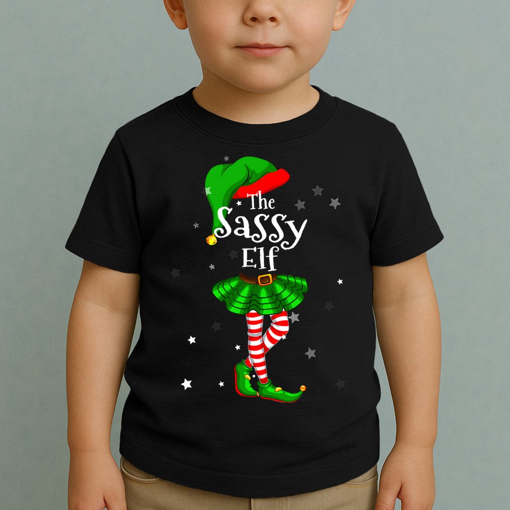 Im The Sassy Elf Matching Christmas Costume Toddler T-Shirt