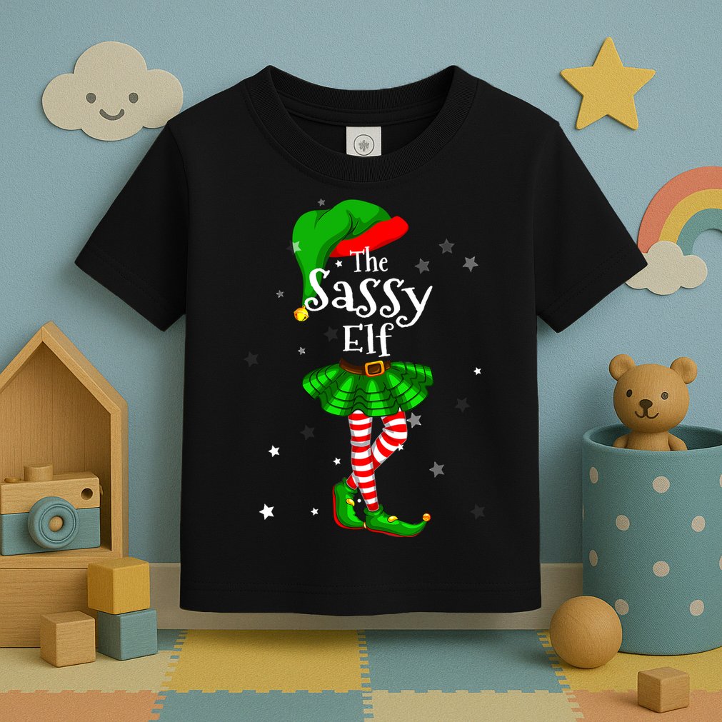 Im The Sassy Elf Matching Christmas Costume Toddler T-Shirt