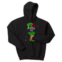 Im The Sassy Elf Matching Christmas Costume Kids Hoodie