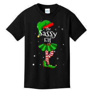 Im The Sassy Elf Matching Christmas Costume Kids T-Shirt