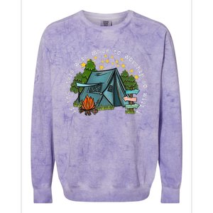 If The Stars Were Made To Worship So Will I Camping Colorblast Crewneck Sweatshirt