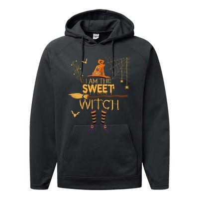 Im The Sweet Witch Matching Halloween Group Costume Performance Fleece Hoodie