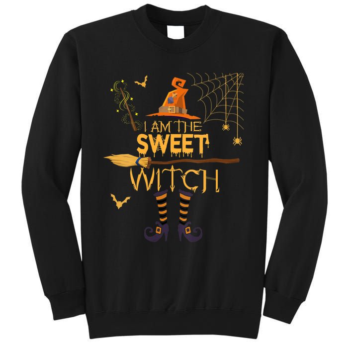 Im The Sweet Witch Matching Halloween Group Costume Sweatshirt