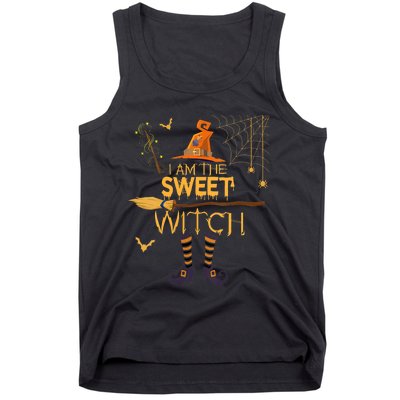 Im The Sweet Witch Matching Halloween Group Costume Tank Top