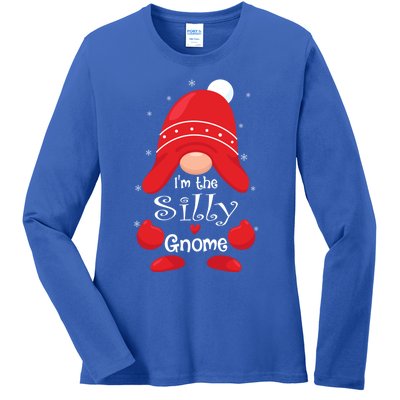 IM The Silly Gnome Family Matching Group Christmas Gift Ladies Long Sleeve Shirt