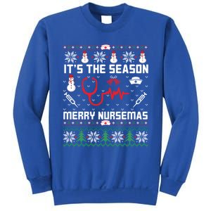 ItS The Season Merry Nursemas Winter Vibes Christmas Great Gift Sweatshirt