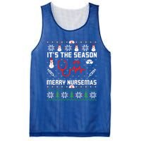 ItS The Season Merry Nursemas Winter Vibes Christmas Great Gift Mesh Reversible Basketball Jersey Tank