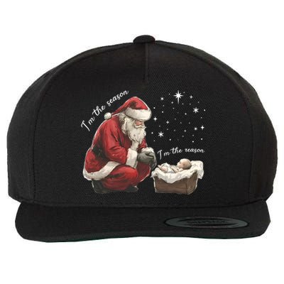 IM The Season IM The Reason Jesus Christian Christmas Gift Wool Snapback Cap