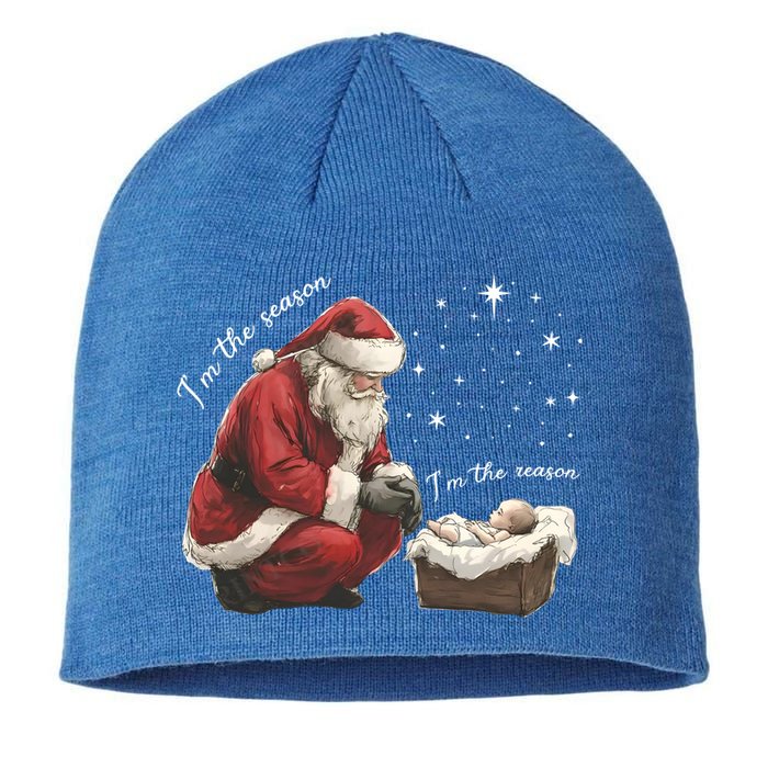 IM The Season IM The Reason Jesus Christian Christmas Gift Sustainable Beanie