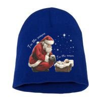 IM The Season IM The Reason Jesus Christian Christmas Gift Short Acrylic Beanie