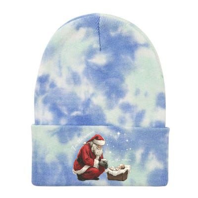 IM The Season IM The Reason Jesus Christian Christmas Gift Tie Dye 12in Knit Beanie