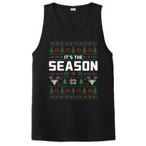 ItS The Season Reindeer Holiday Winter Vibes Christmas Meaningful Gift PosiCharge Competitor Tank