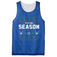 ItS The Season Reindeer Holiday Winter Vibes Christmas Meaningful Gift Mesh Reversible Basketball Jersey Tank