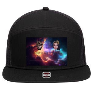 Into The Sneakyverse 7 Panel Mesh Trucker Snapback Hat