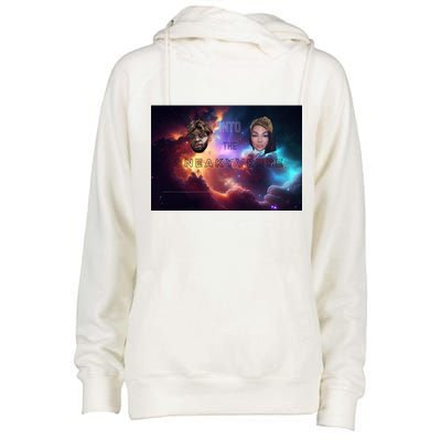 Into The Sneakyverse Womens Funnel Neck Pullover Hood