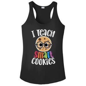 I Teach Smart Cookies Funny Cute Back To School Teacher Gift Ladies PosiCharge Competitor Racerback Tank