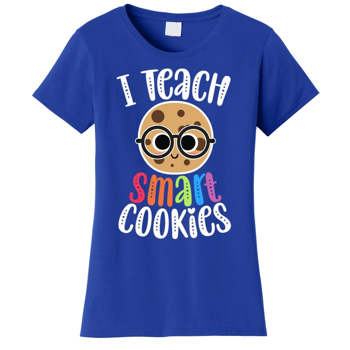 I Teach Smart Cookies Funny Cute Back To School Teacher Gift Women's T-Shirt