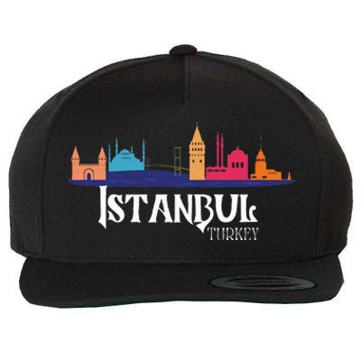 Istanbul Turkey Souvenir Wool Snapback Cap