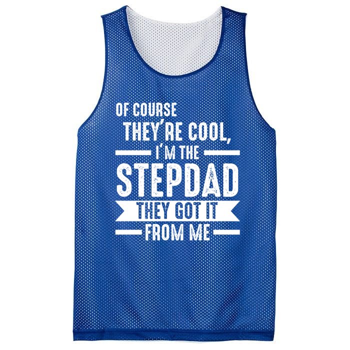 I'm The Stepdad They Got It From Me Stepdad Gift Mesh Reversible Basketball Jersey Tank