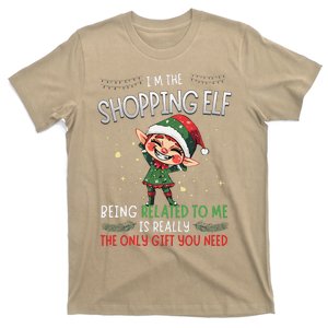 IM The Shopping Elf Funny Family Matching Xmas T-Shirt