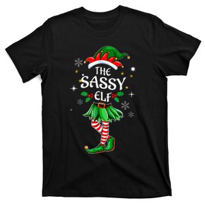 I'm The Sassy Elf Cute Family Christmas Matching  T-Shirt