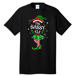 I'm The Sassy Elf Cute Family Christmas Matching  Tall T-Shirt