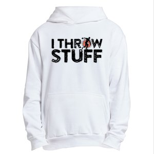 I Throw Stuff Shot Put Athlete Throwing Discus Track Field Urban Pullover Hoodie