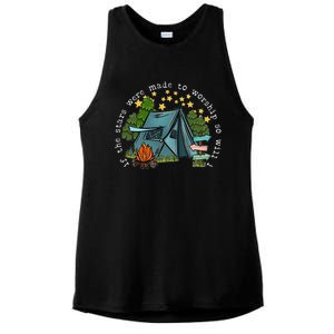 If The Stars Were Made To Worship So Will I Camping Ladies PosiCharge Tri-Blend Wicking Tank