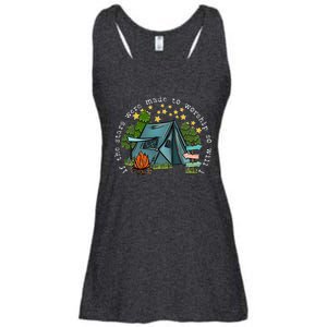 If The Stars Were Made To Worship So Will I Camping Ladies Essential Flowy Tank