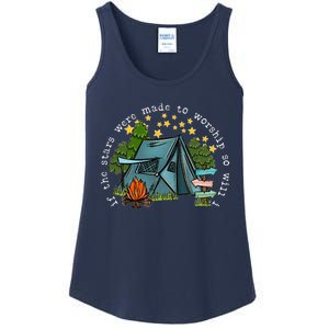 If The Stars Were Made To Worship So Will I Camping Ladies Essential Tank