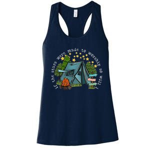 If The Stars Were Made To Worship So Will I Camping Women's Racerback Tank