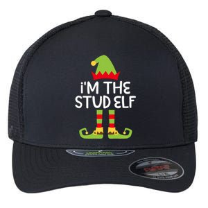 IM The Stud Elf Matching Christmas Elf Flexfit Unipanel Trucker Cap