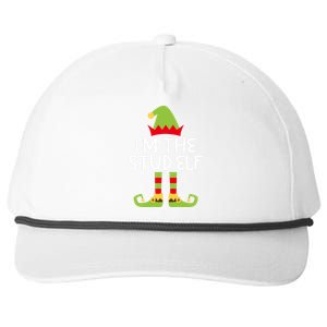 IM The Stud Elf Matching Christmas Elf Snapback Five-Panel Rope Hat