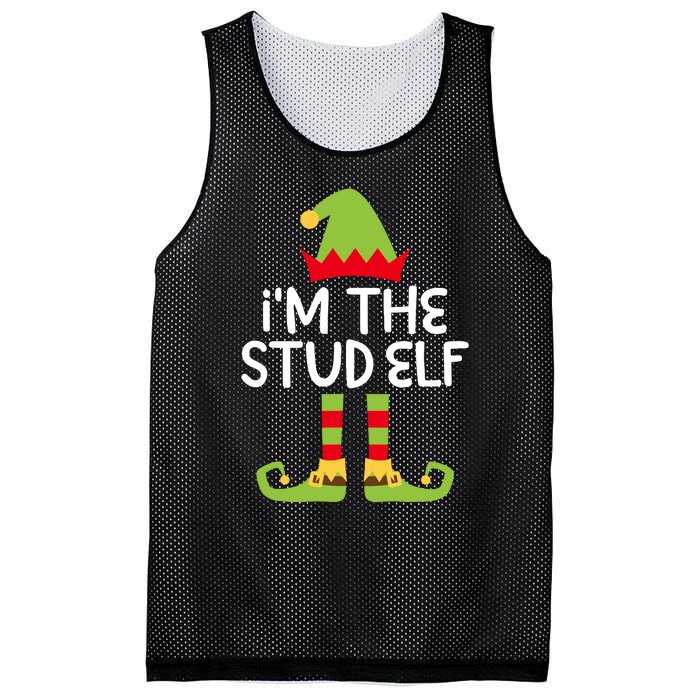 IM The Stud Elf Matching Christmas Elf Mesh Reversible Basketball Jersey Tank